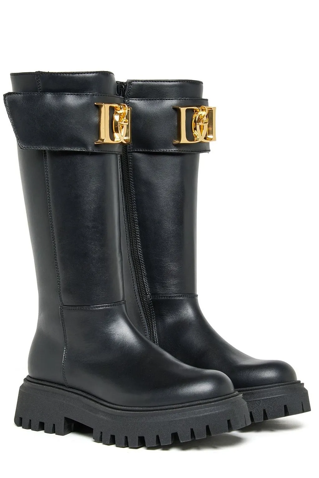 Dsquared2 Kids D2 Logo Plaque Boots