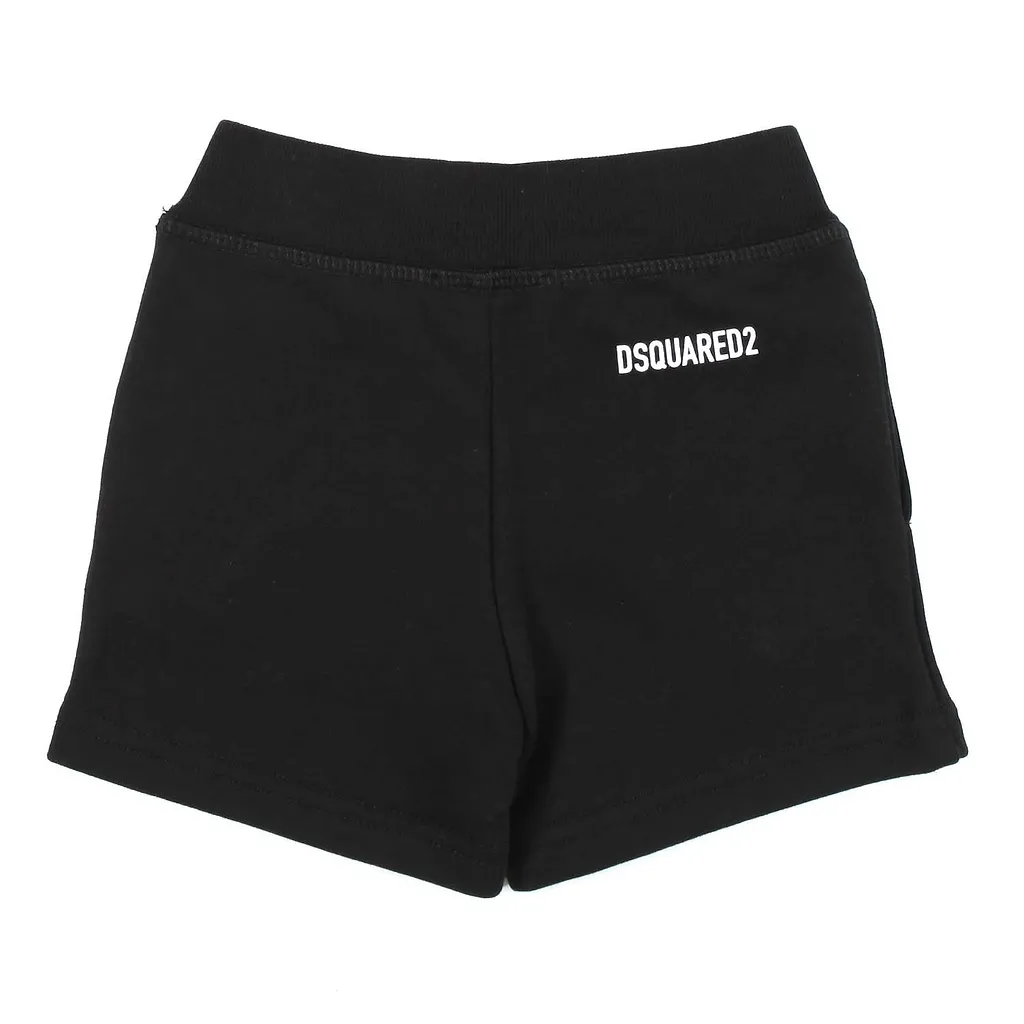 Dsquared2 Kids Logo Printed Drawstring Waist Shorts