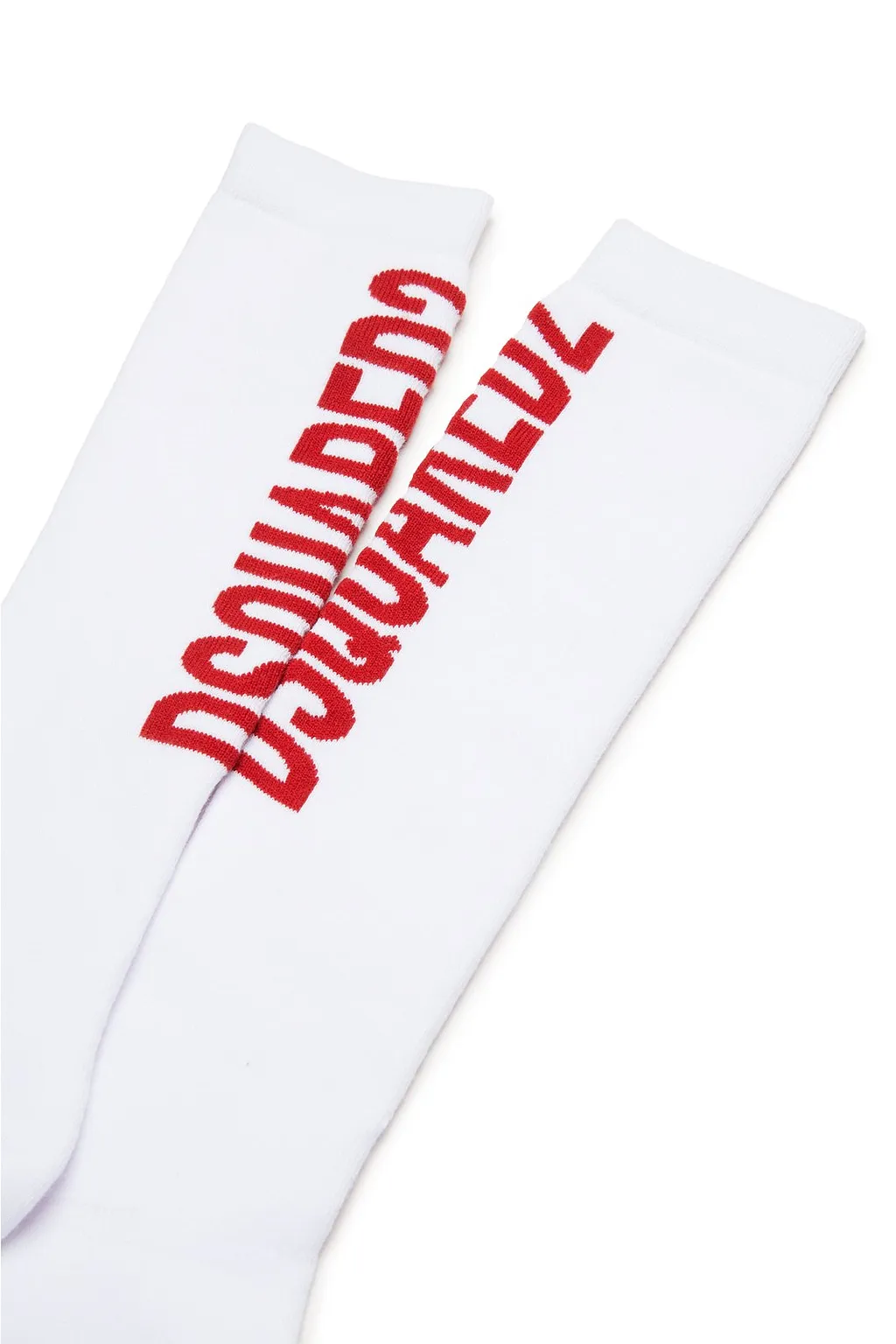 Dsquared2 Kids Logo Intarsia-Knit Long Socks