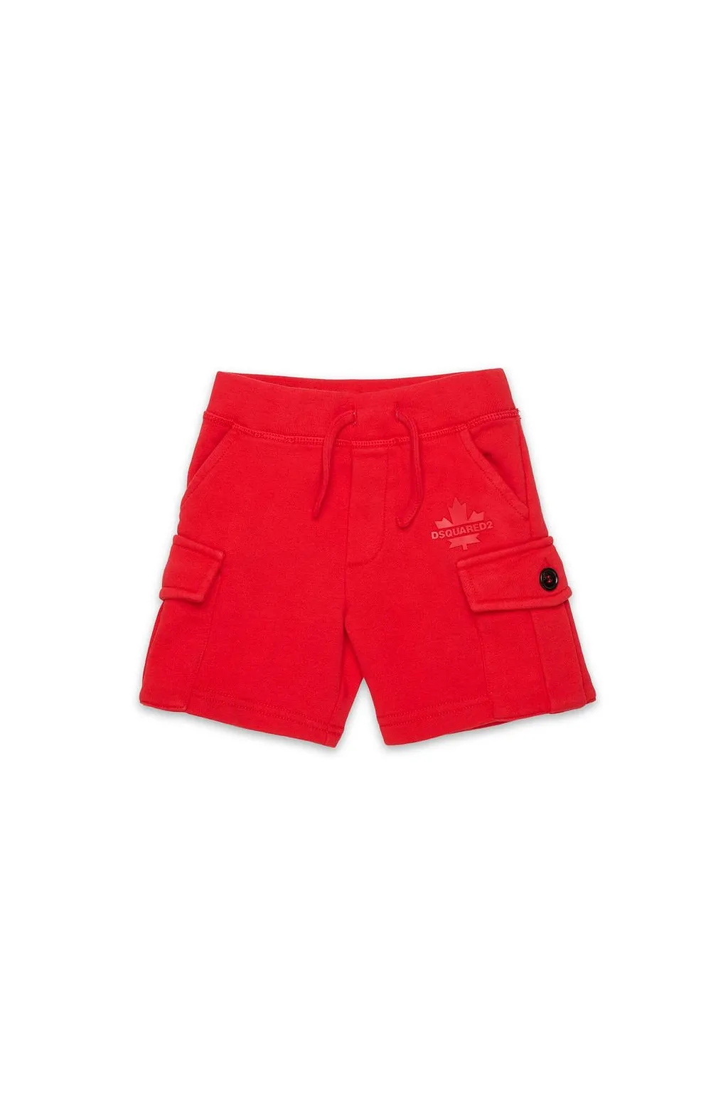 Dsquared2 Kids Logo Patch Drawstring Shorts