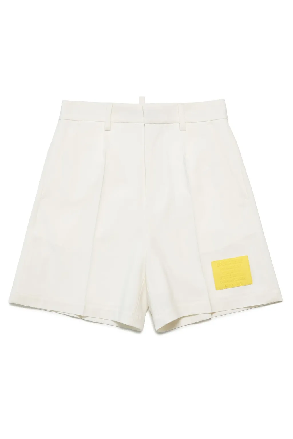 Dsquared2 Kids Logo Patch Pleated-Detail Shorts