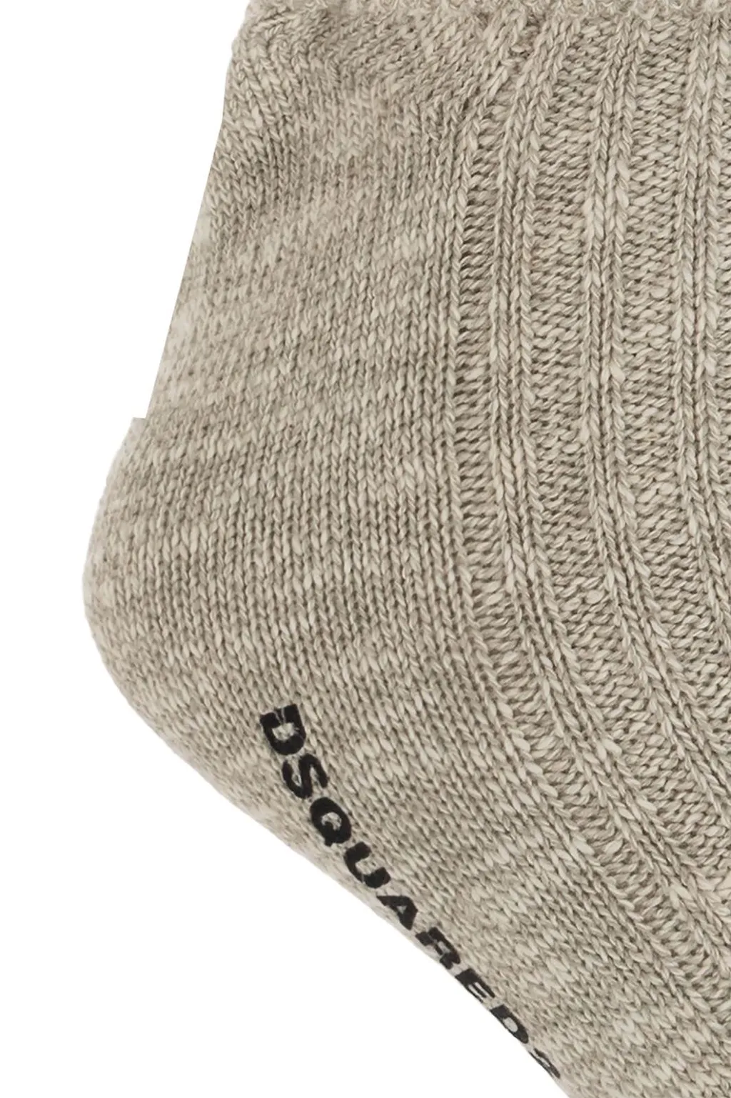 Dsquared2 Logo Printed Ribbed Socks
