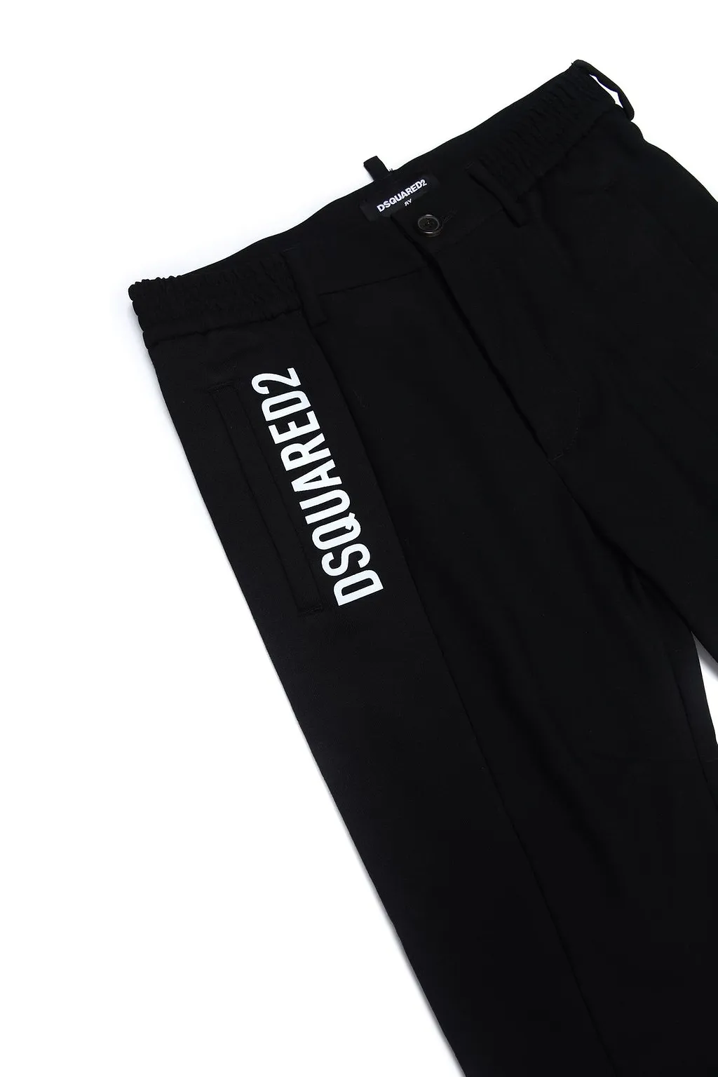Dsquared2 Kids Logo Printed Straight Leg Trousers