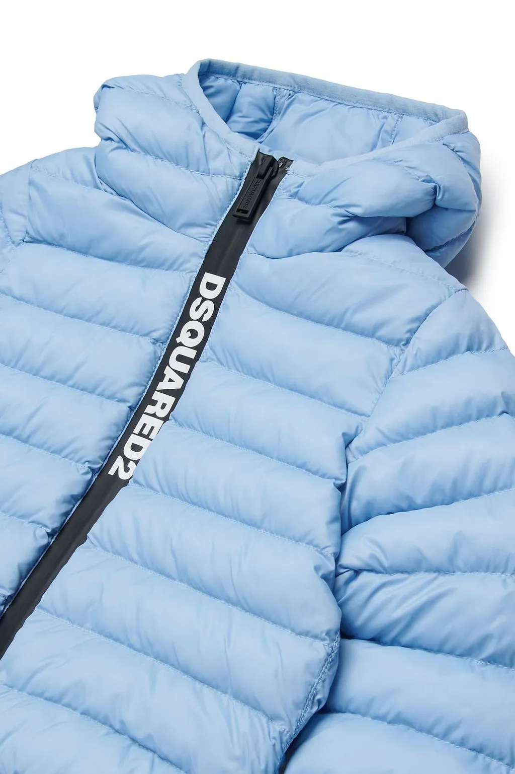 Dsquared2 Kids Logo Patch Zip-Up Padded Jacket