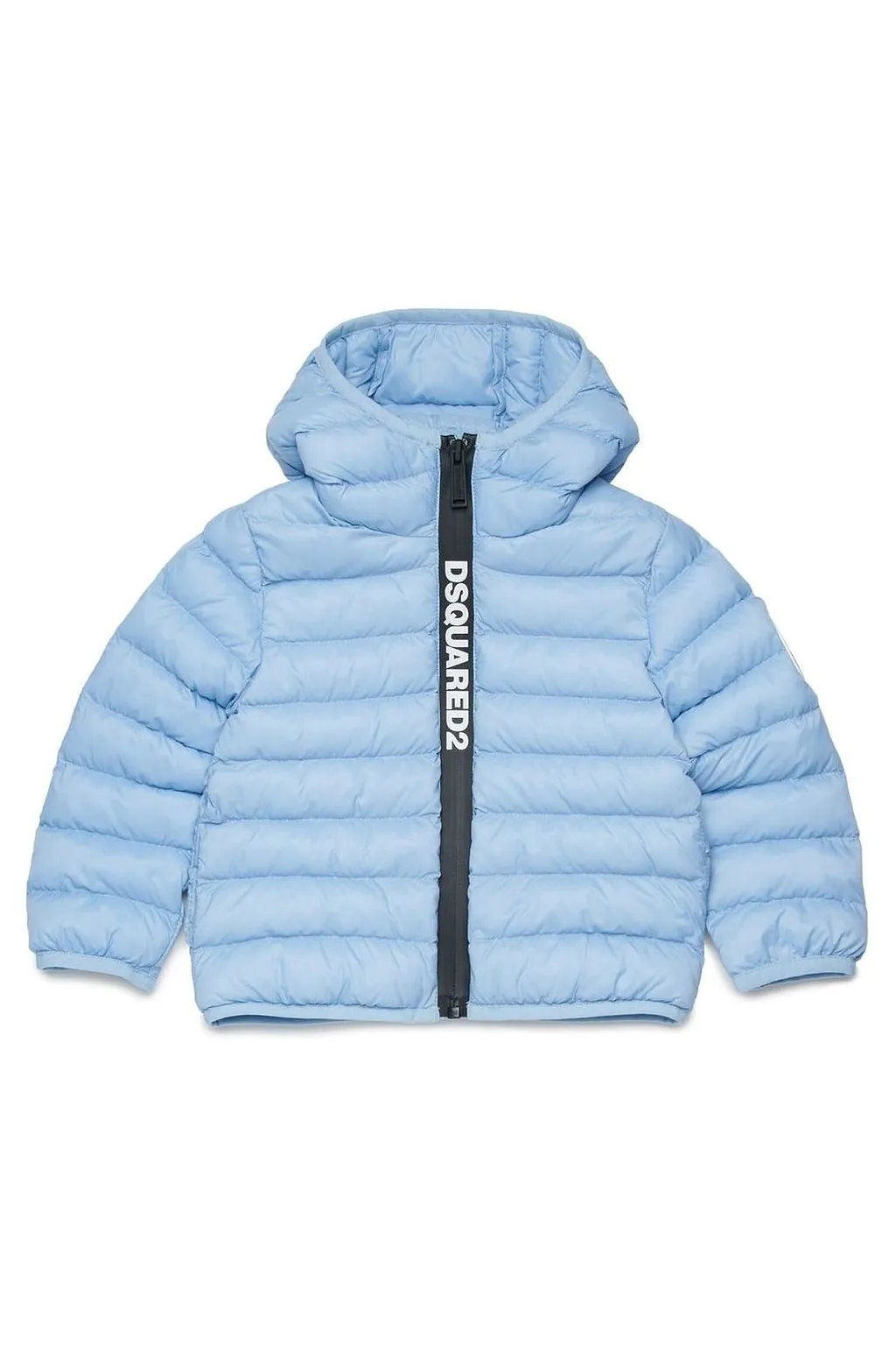 Dsquared2 Kids Logo Patch Zip-Up Padded Jacket
