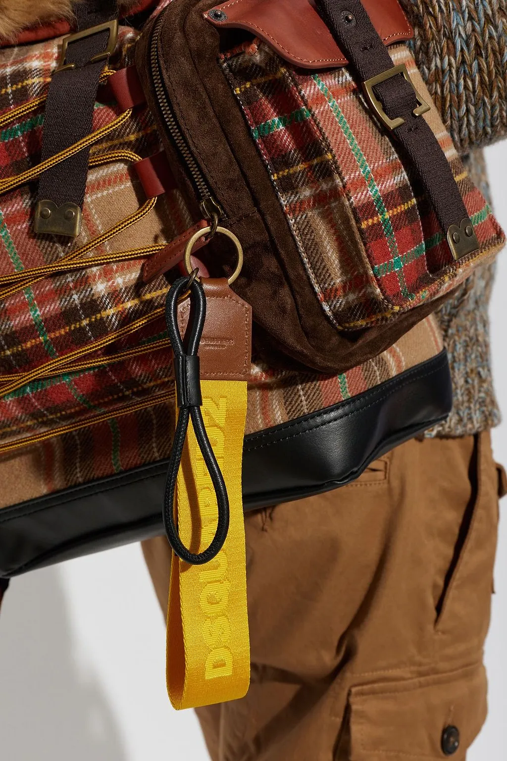 Dsquared2 Logo Strap Keychain