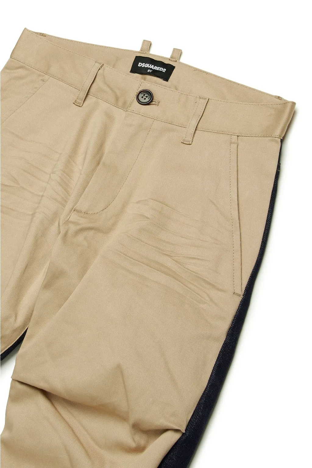 Panelled Mid-Waisted Trousers
