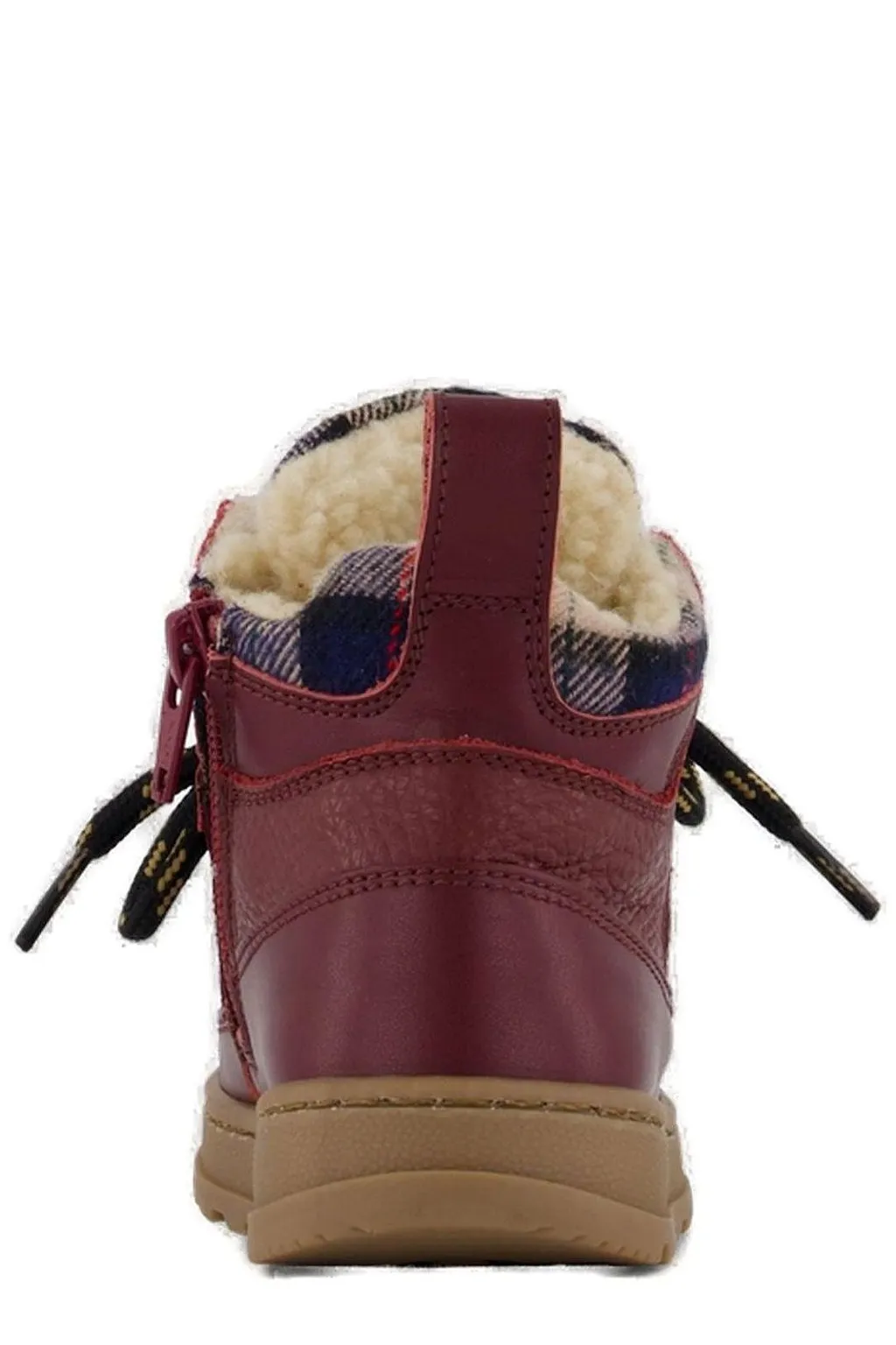 Dsquared2 Kids Panelled Lace-Up Boots