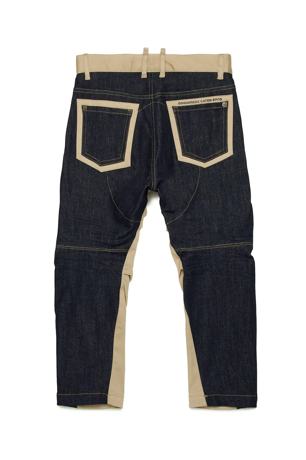 Panelled Mid-Waisted Trousers