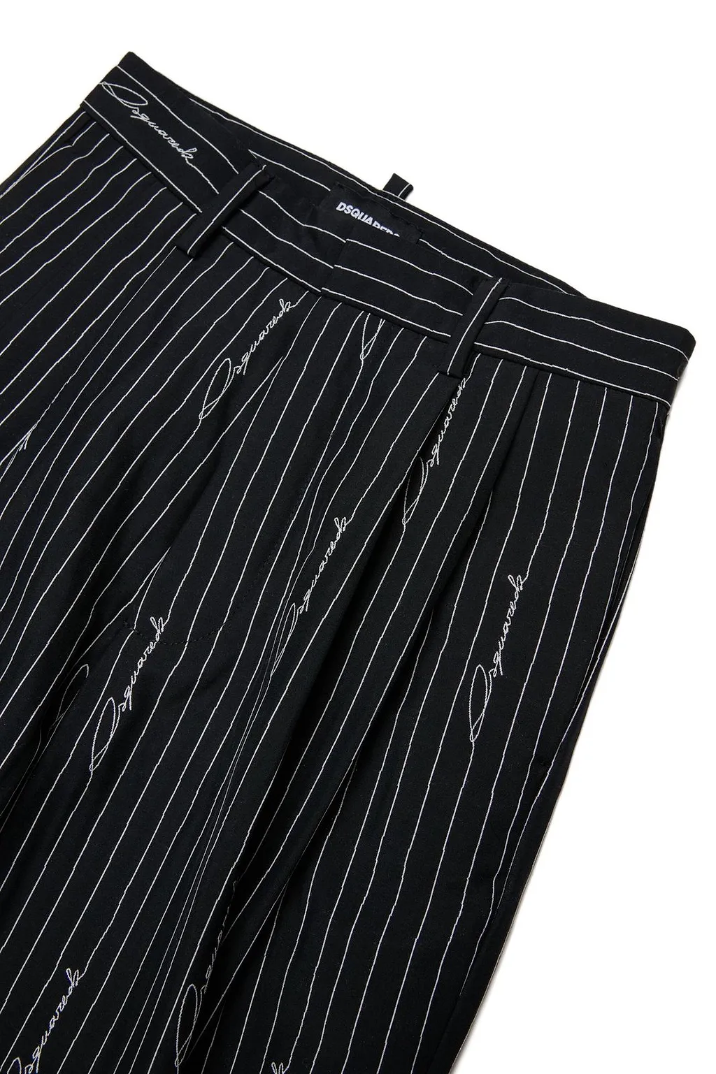 Dsquared2 Kids Pinstripe Logo Pants