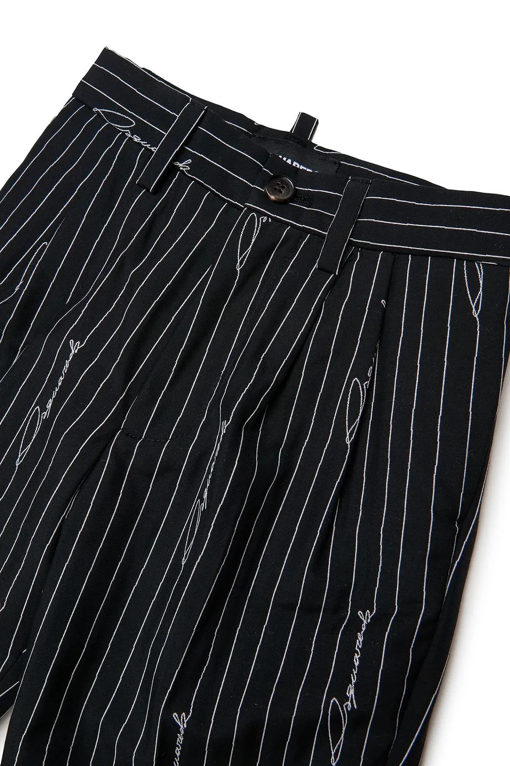 Dsquared2 Kids Pinstripe Logo Pants