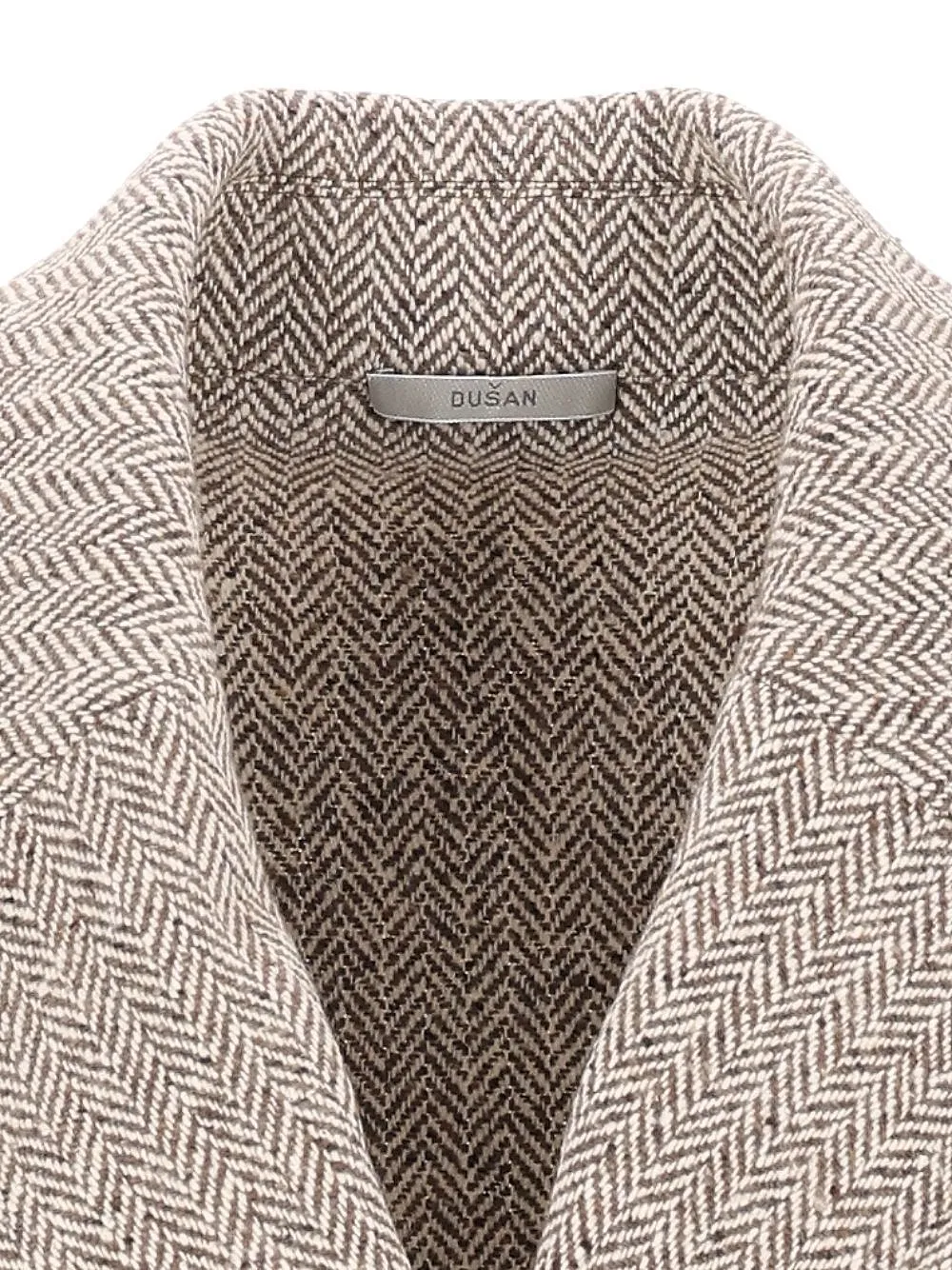 DuŠAn Oversized Herringbone Coat