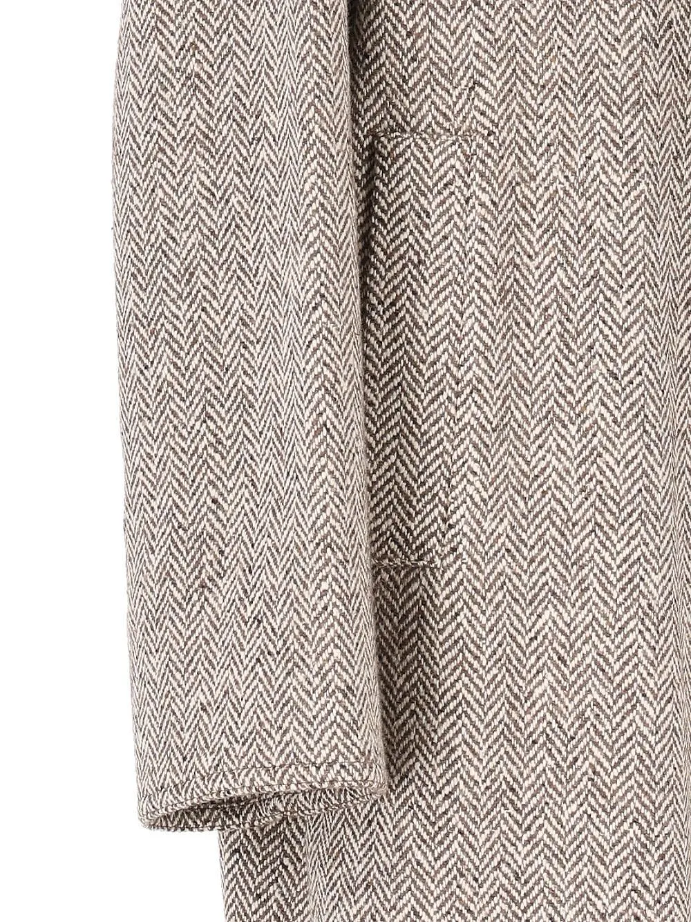 DuŠAn Oversized Herringbone Coat