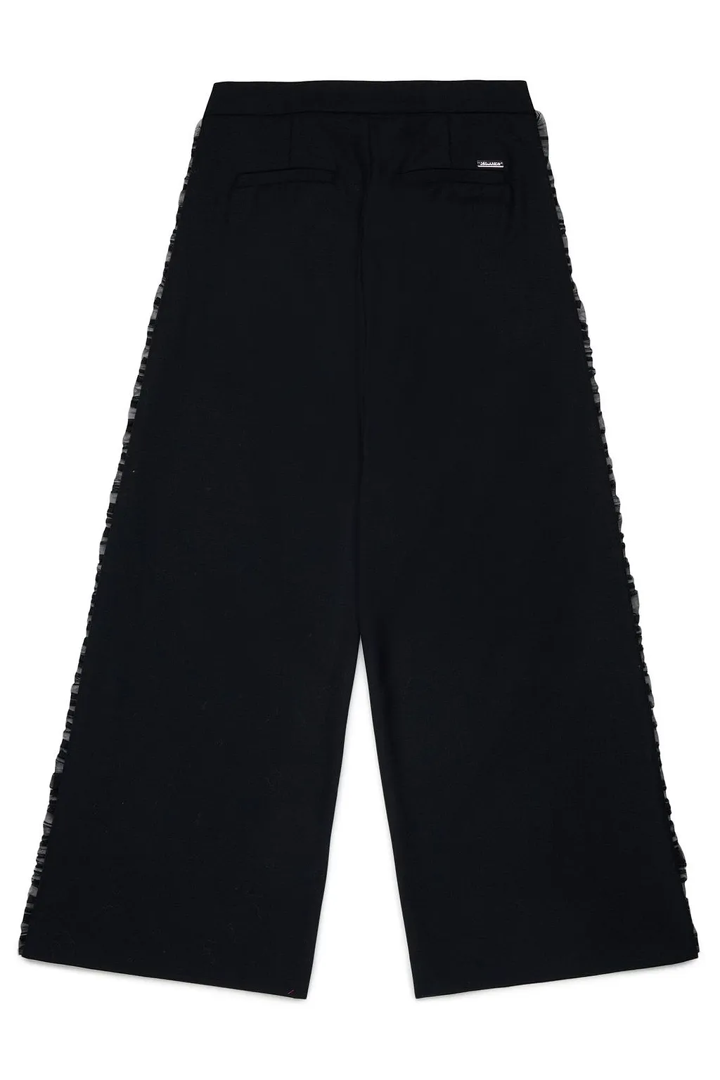 Dsquared2 Kids Ruffled Side Wide-Leg Pants