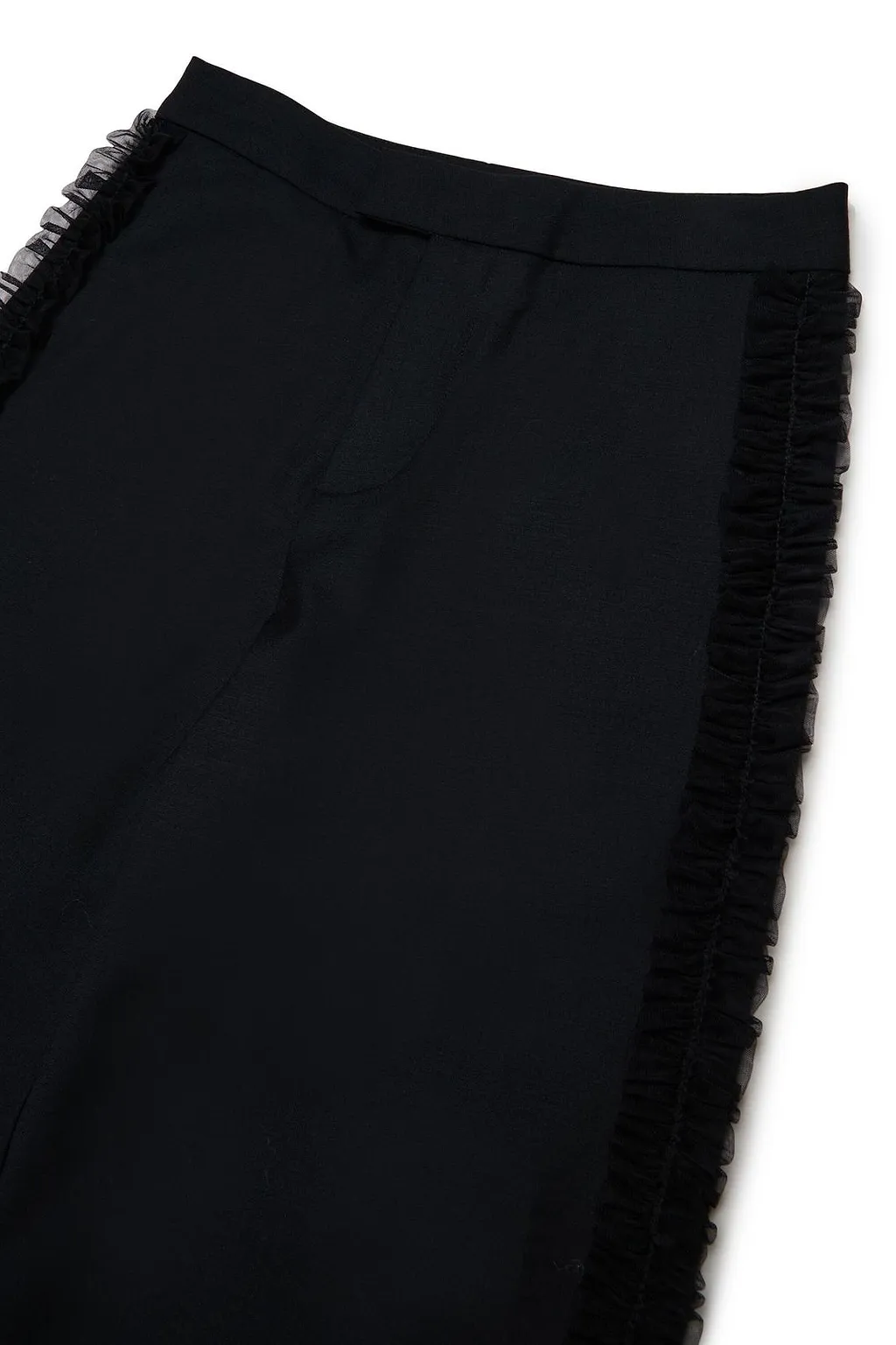Dsquared2 Kids Ruffled Side Wide-Leg Pants