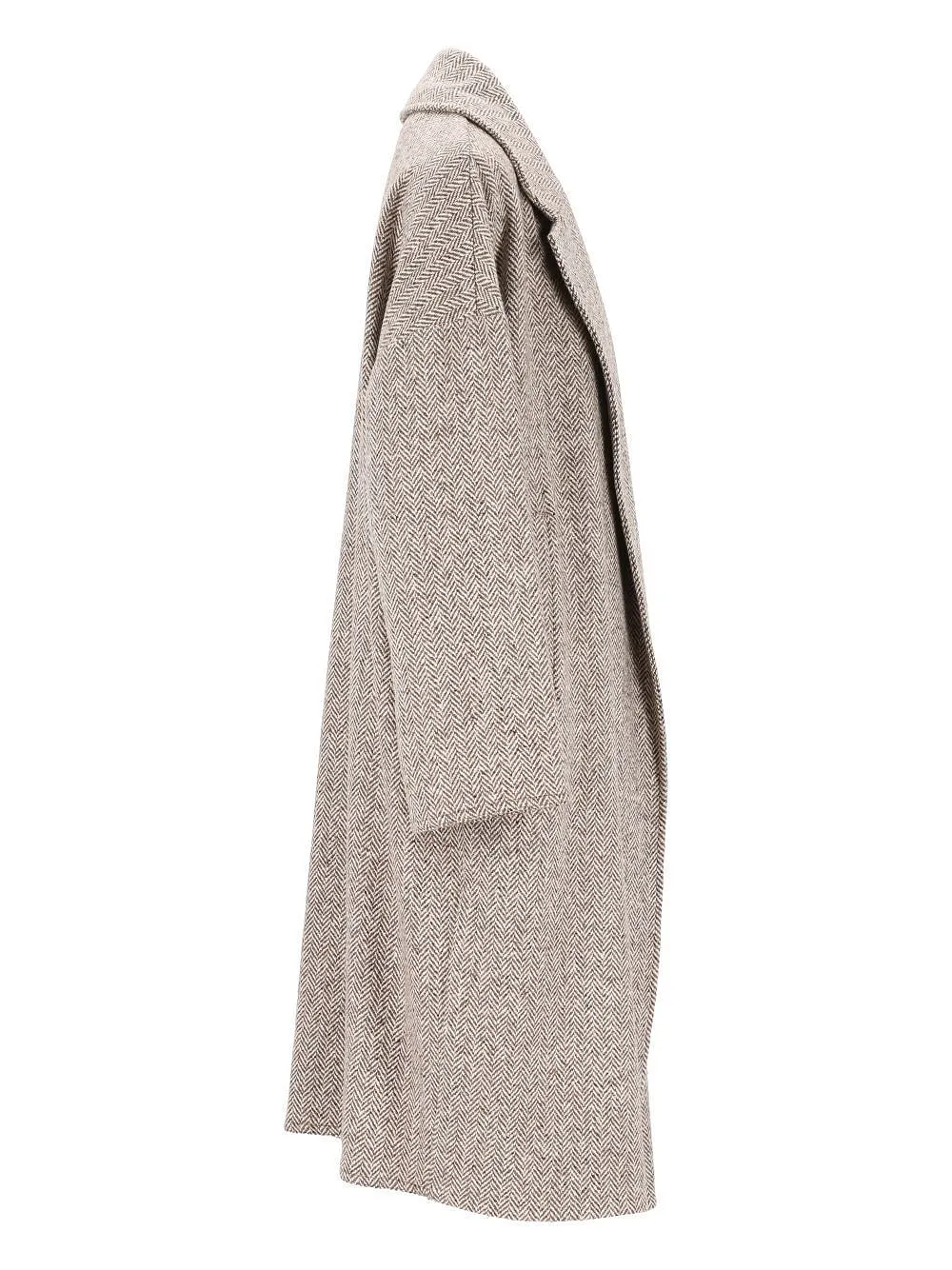 DuŠAn Oversized Herringbone Coat