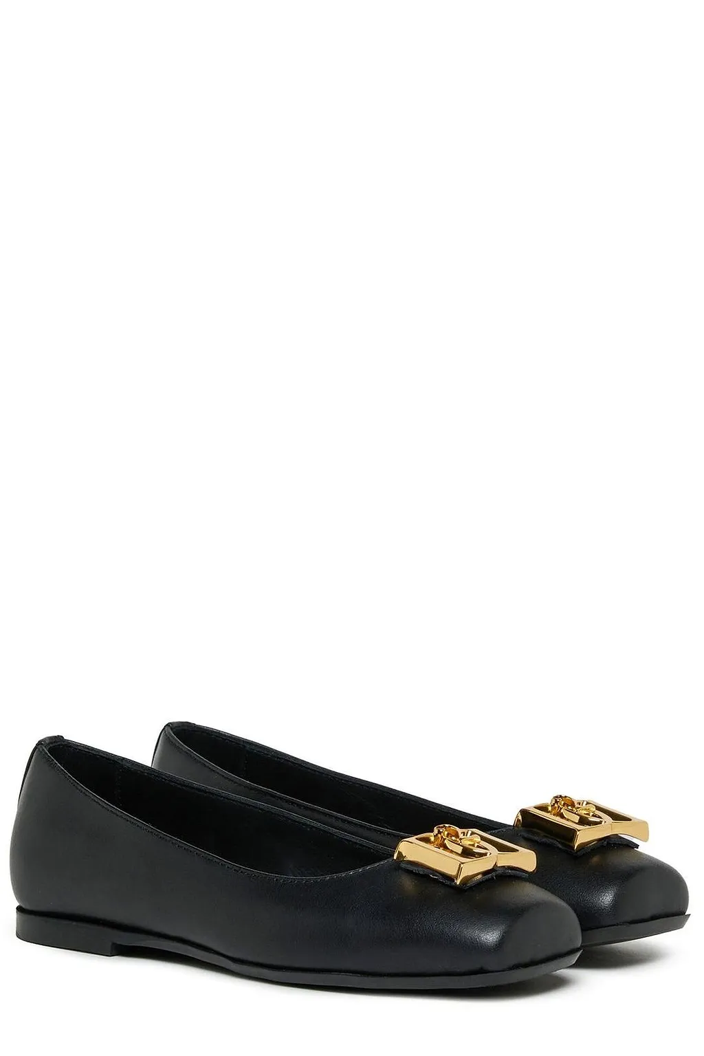 Dsquared2 Kids Square-Toe Ballet Flats