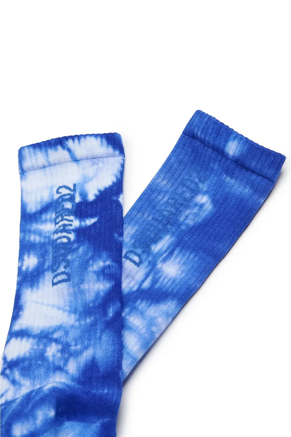 Dsquared2 Kids Tie-Dyed Logo Intarsia-Knit Socks