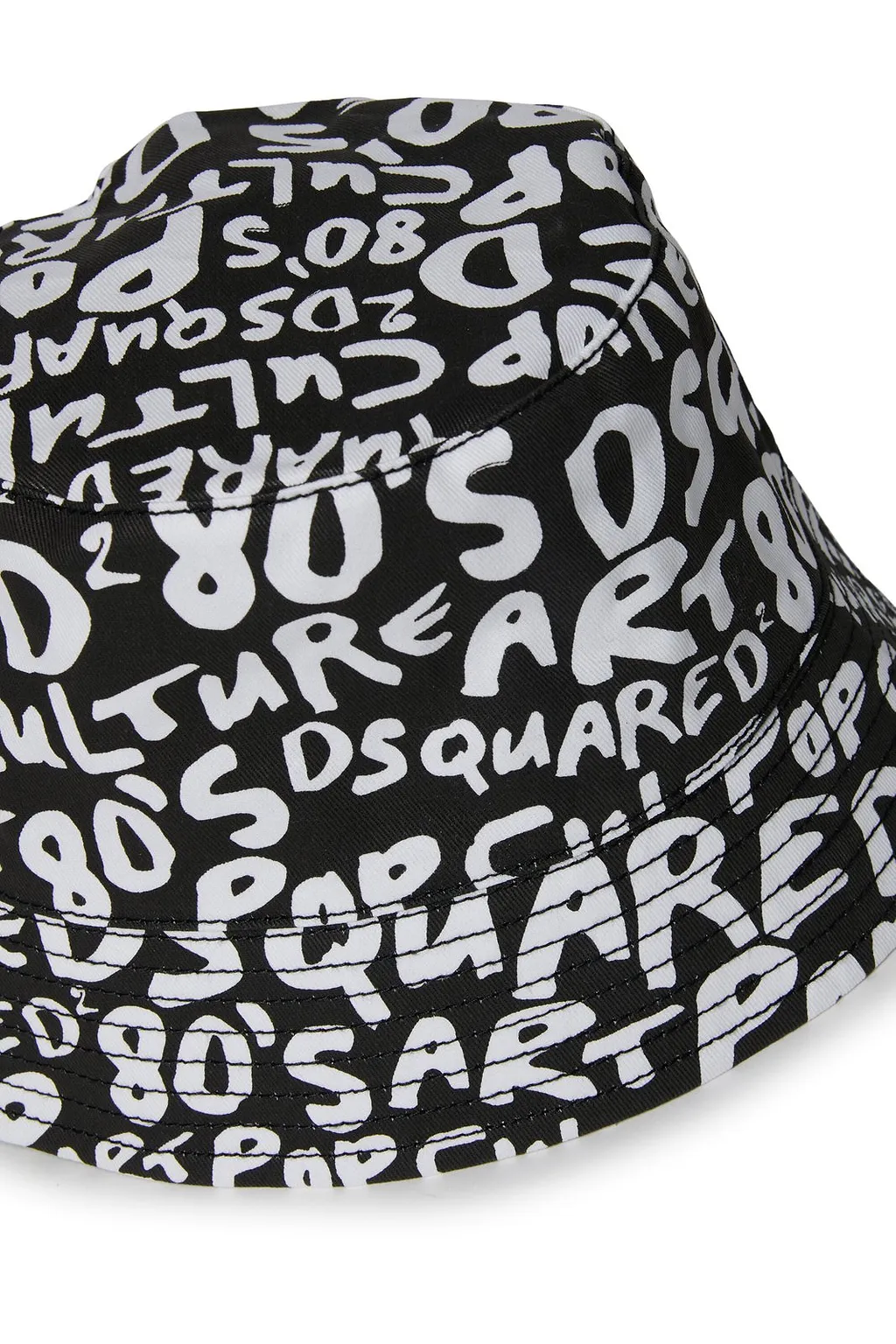 Dsquared2 Kids Text-Printed Pull-On Bucket Hat