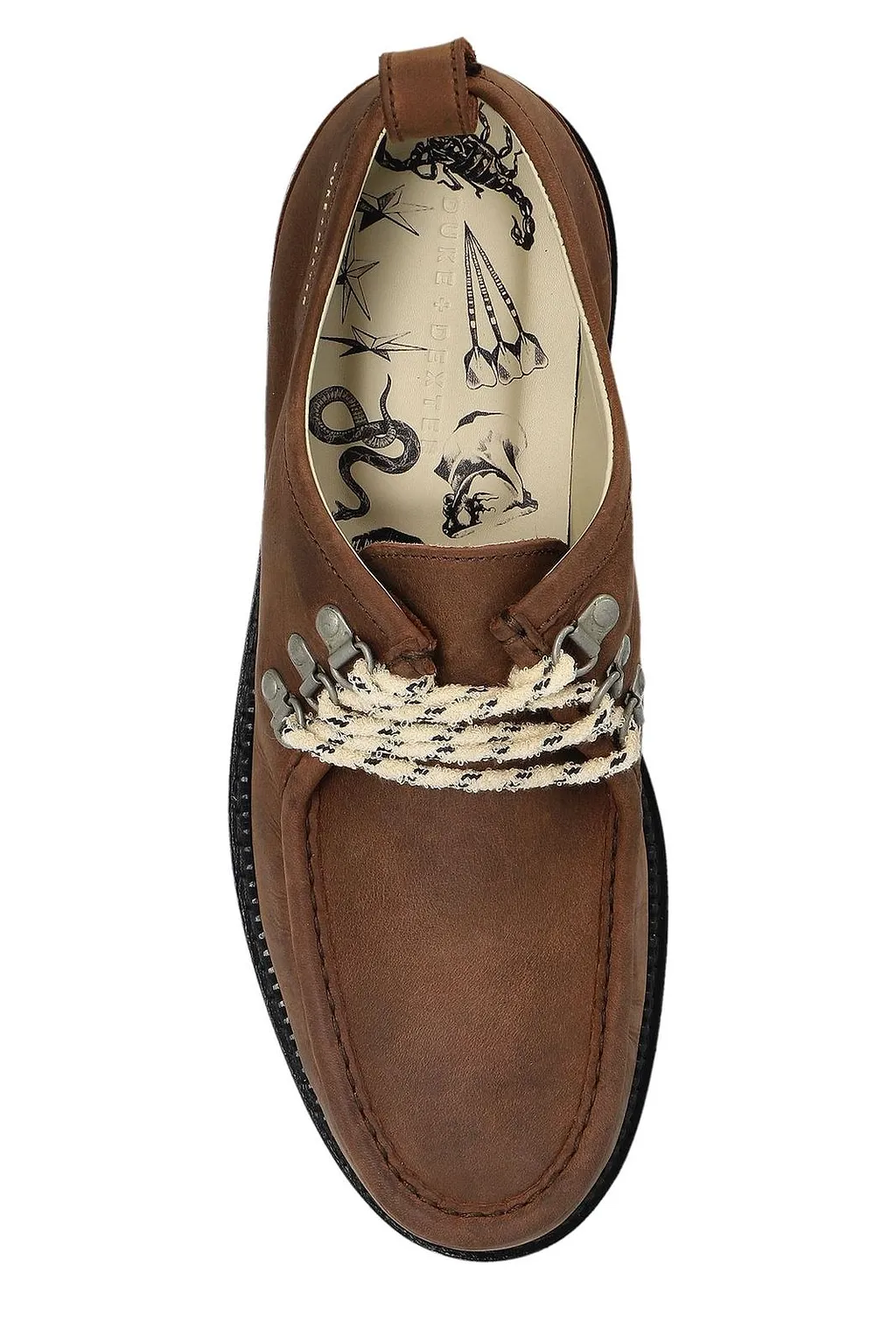 Duke & Dexter Moby Lug-Sole Lace-Up Shoes