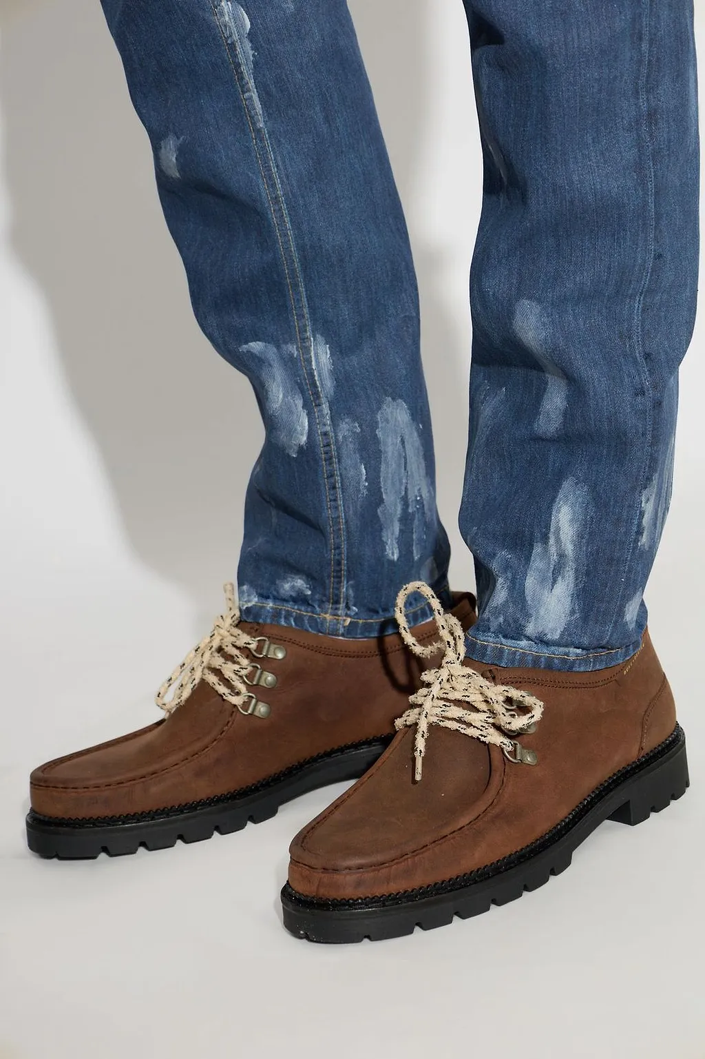Duke & Dexter Moby Lug-Sole Lace-Up Shoes