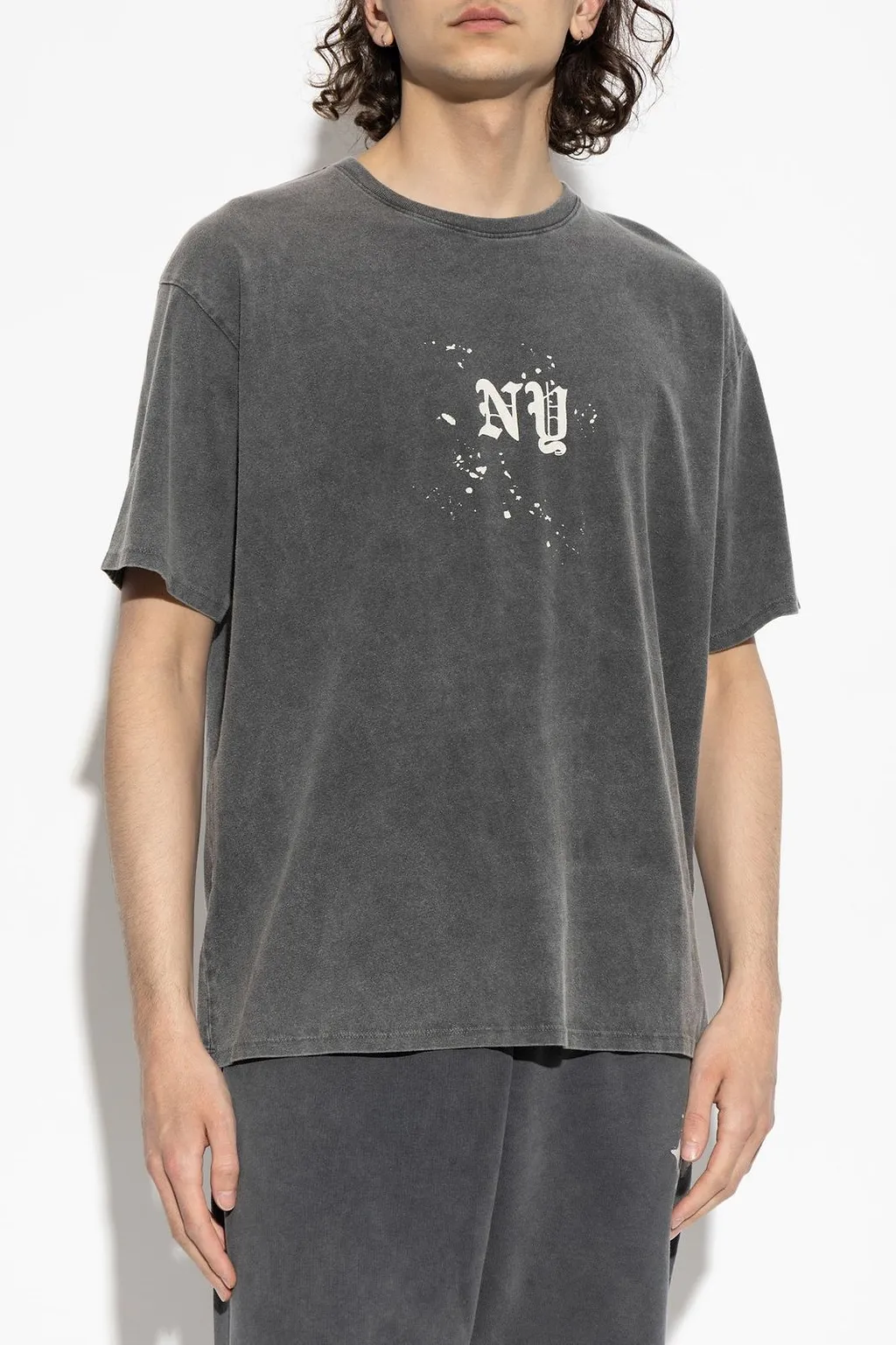 Duke & Dexter Paint-Splatter Logo T-Shirt