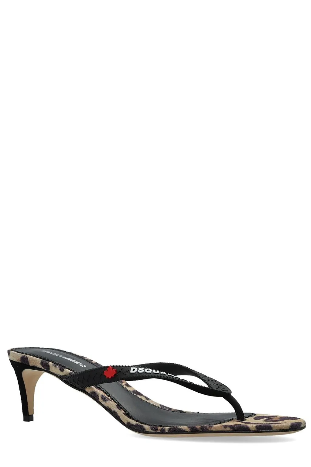Dsquared2 Leopard-Printed Heeled Mules