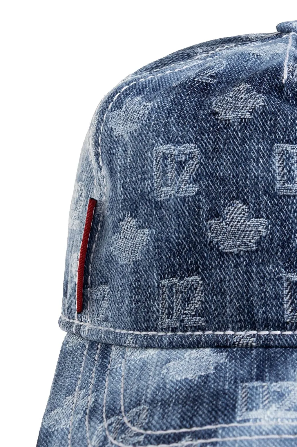 Dsquared2 Monogram Denim Baseball Cap