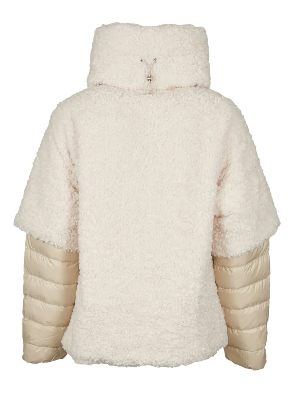 Duno Odette Mixed-Texture Puffer Coat