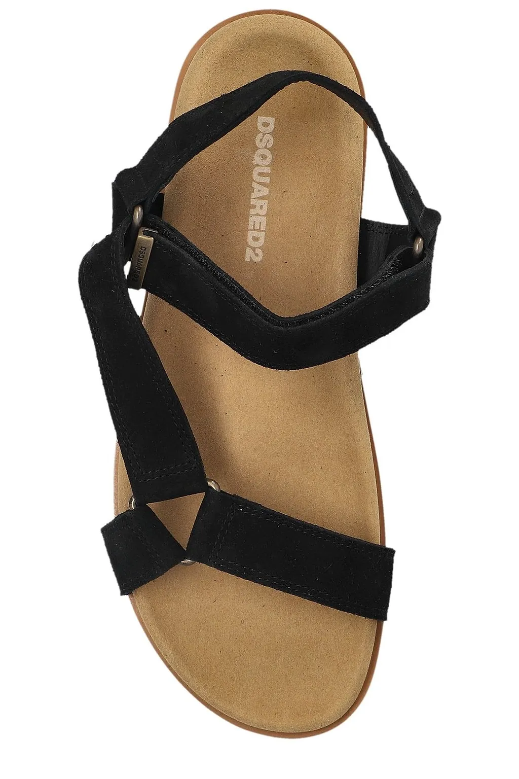 Dsquared2 Logo Detail Flat Cargo Sandals