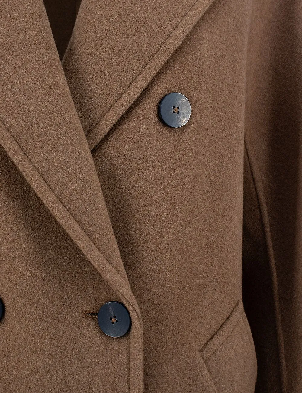 Duno Roma Elvia Double-Breasted Long Coat