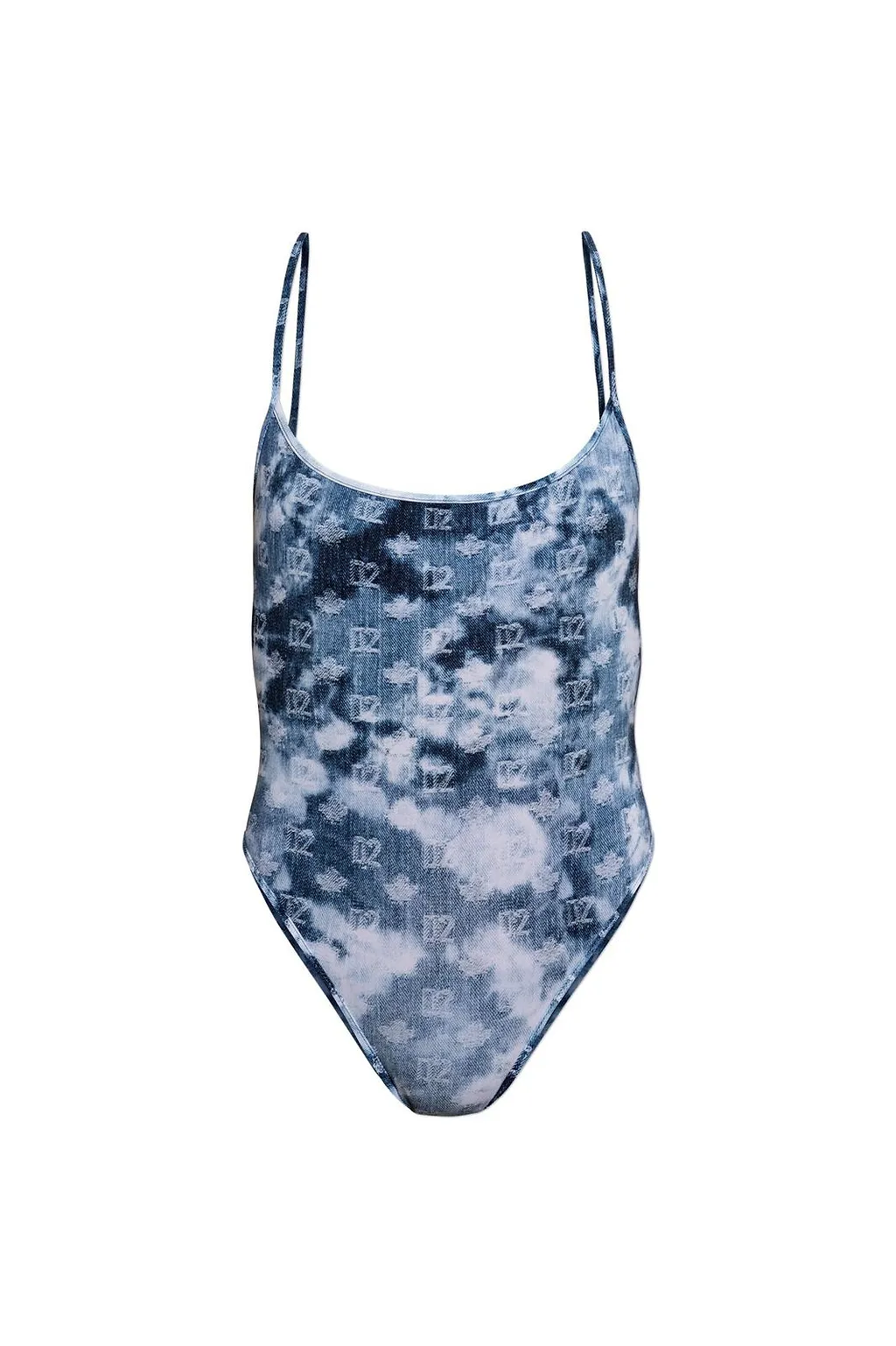Dsquared2 Monogram Print One-Piece Swimsuit