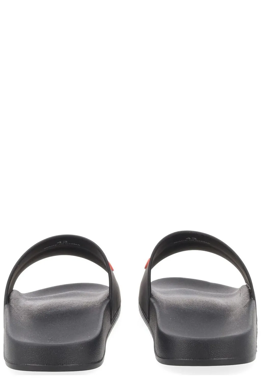 Dsquared2 Logo-Detailed Open-Toe Slides