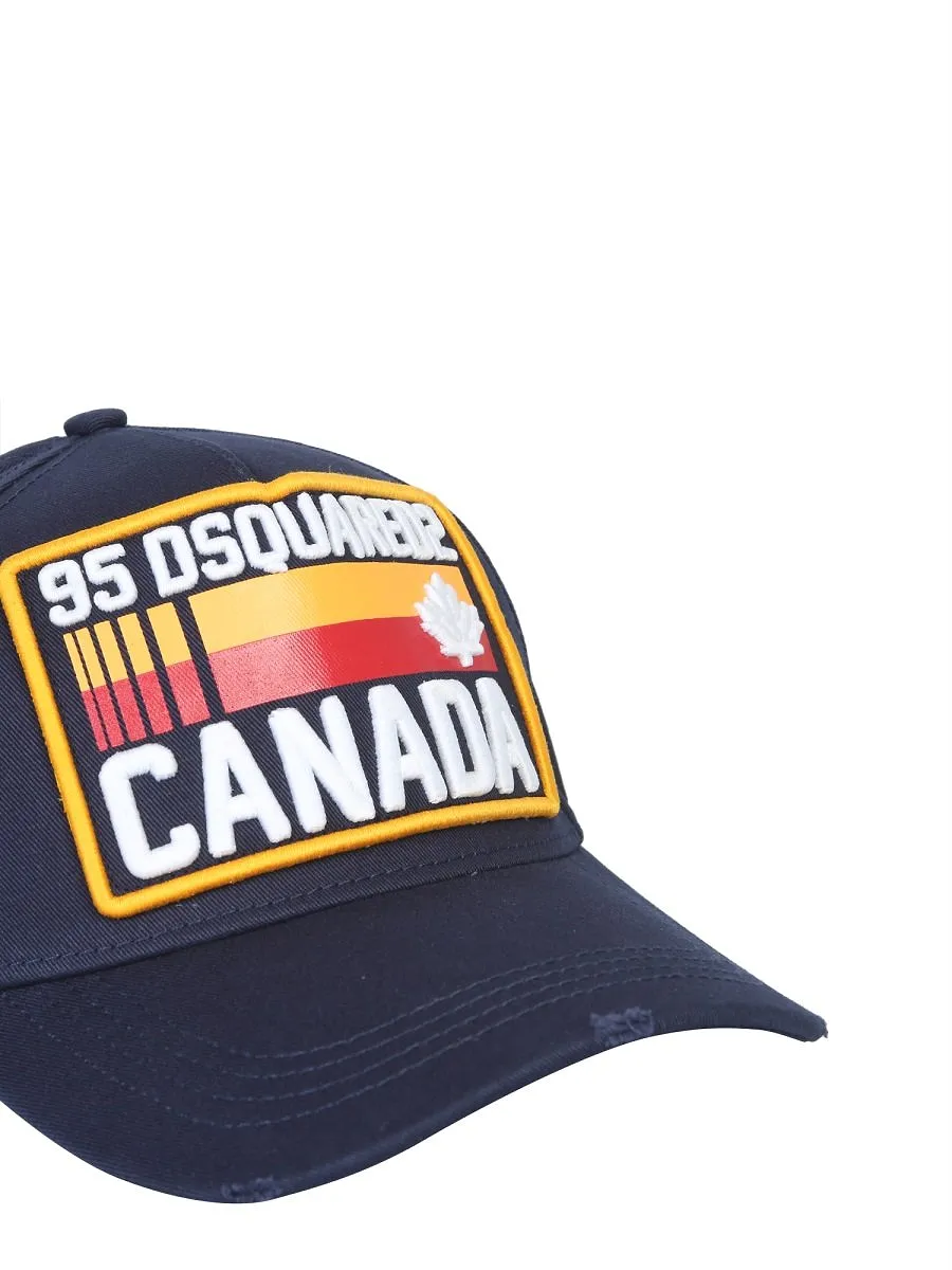 Dsquared2 Logo Embroidered Baseball Cap