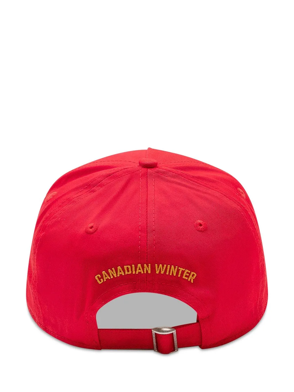 Dsquared2 Logo Embroidered Distressed Baseball Hat