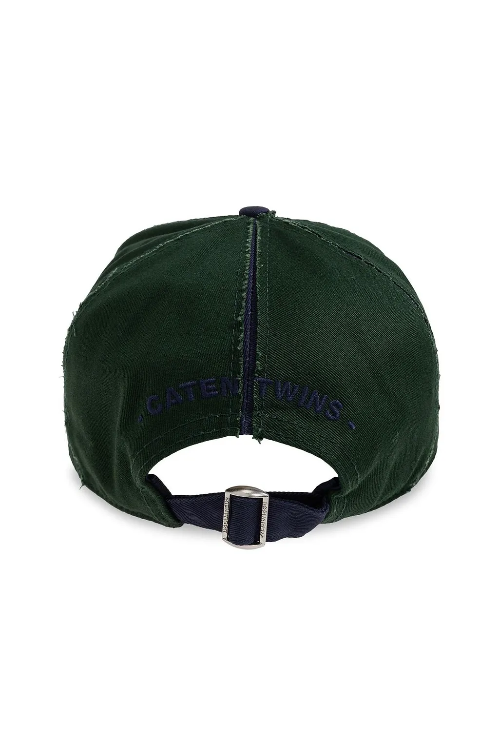Dsquared2 Logo Embroidered Distressed Baseball Cap