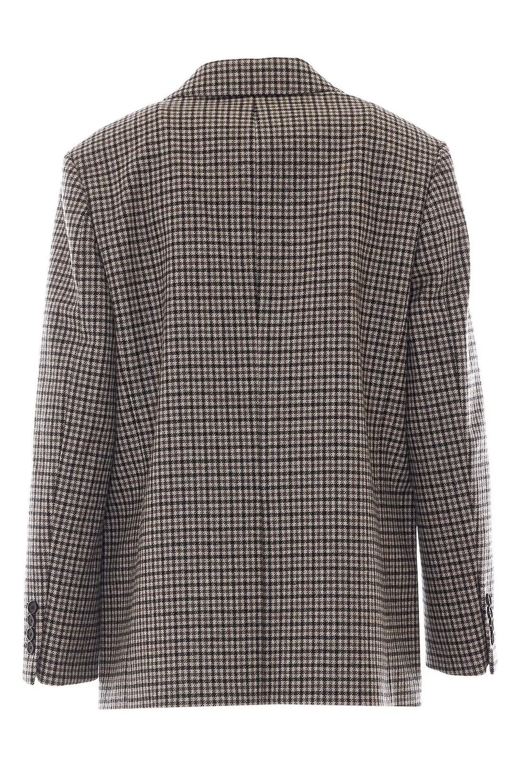 Lily Checked Single-Breasted Blazer