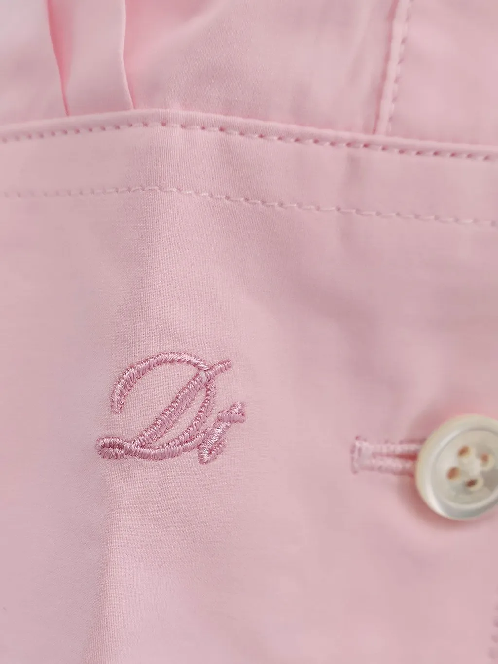 Dunst Logo-Embroidered Long-Sleeve Shirt