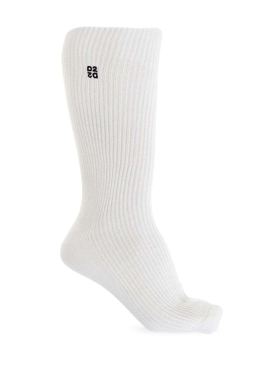 Dsquared2 Logo Embroidered Long Socks