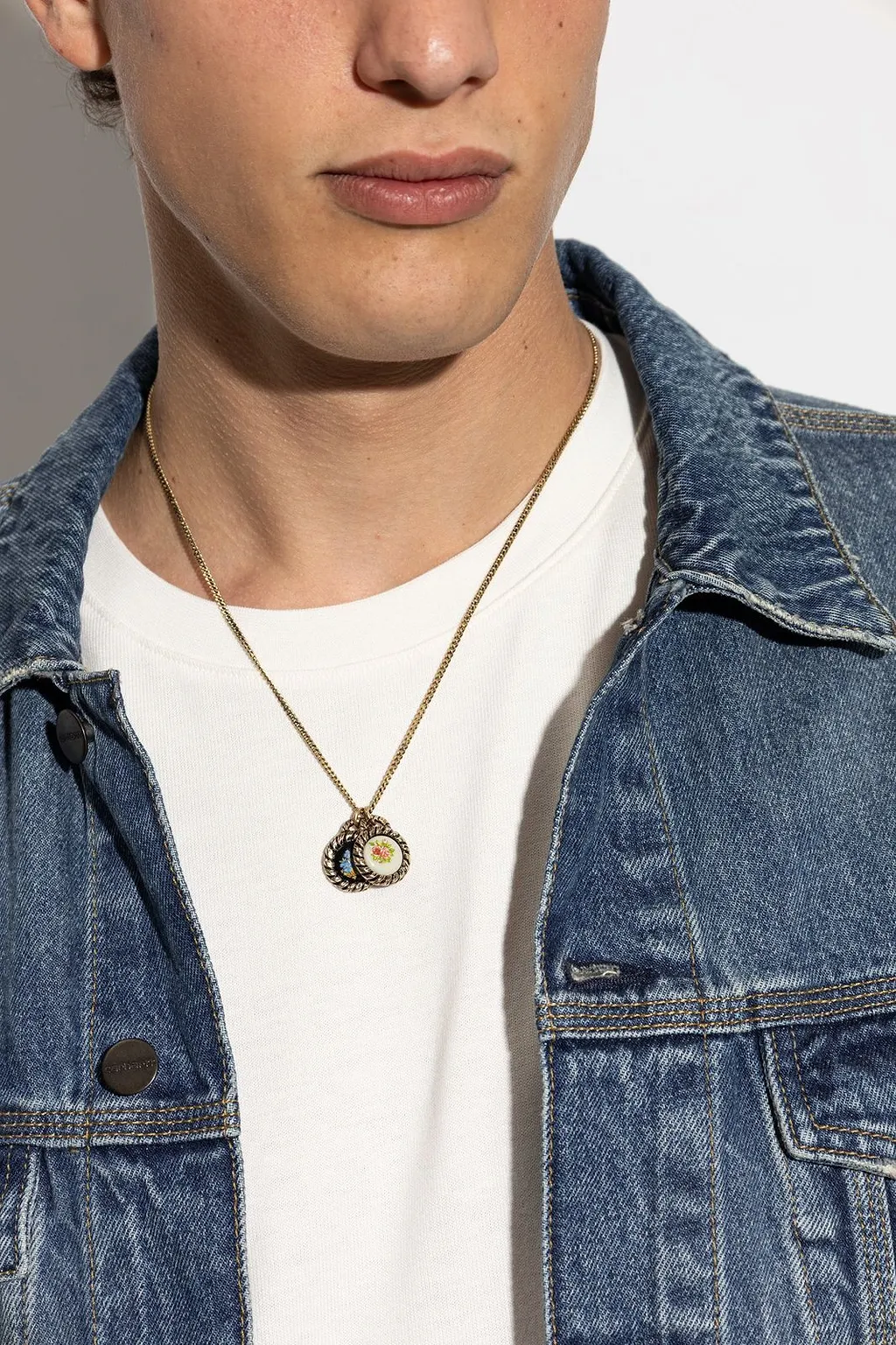 Dsquared2 Pendant-Detailed Chained Necklace