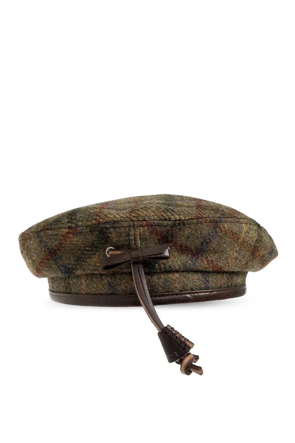 Dsquared2 Plaid Patterned Beret