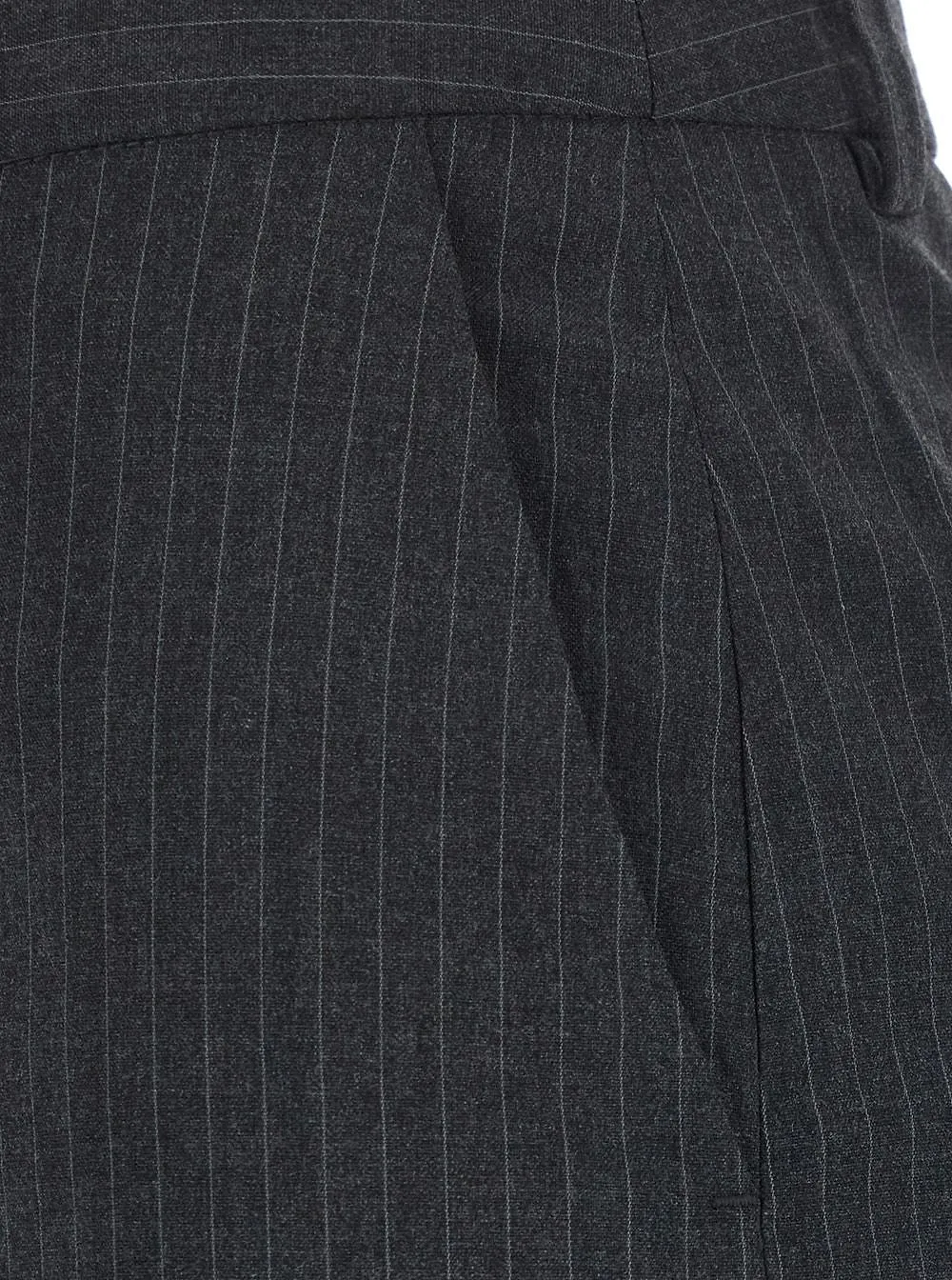 Dunst Pinstriped High-Waist Long Skirt