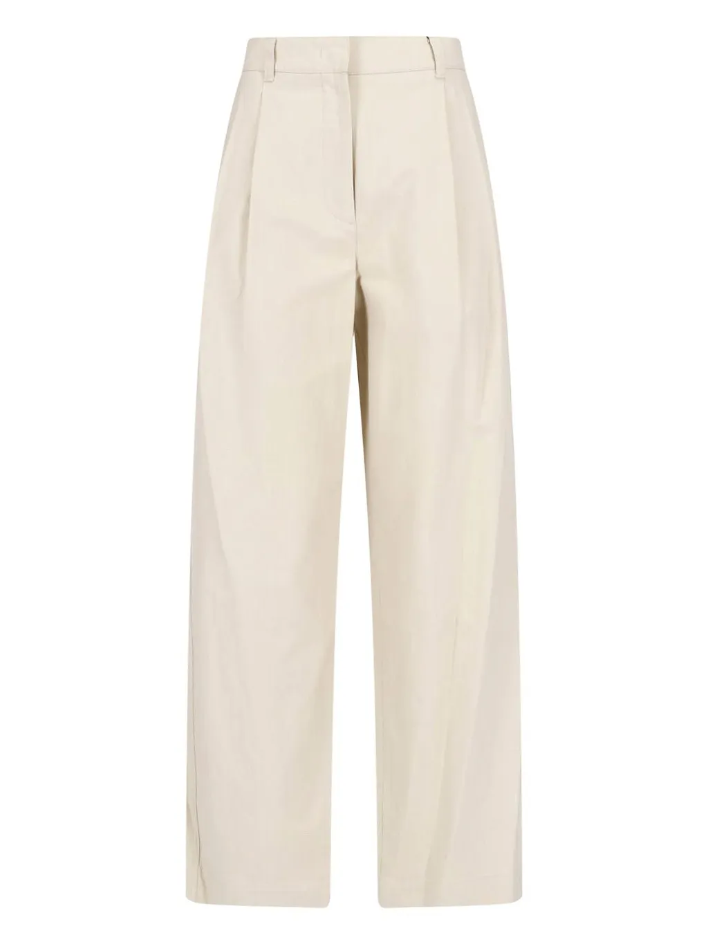 Pleated Wide-Leg Pants