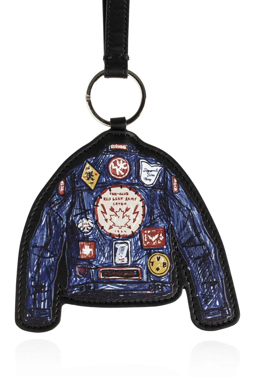 Dsquared2 Printed Jacket-Shaped Keyring
