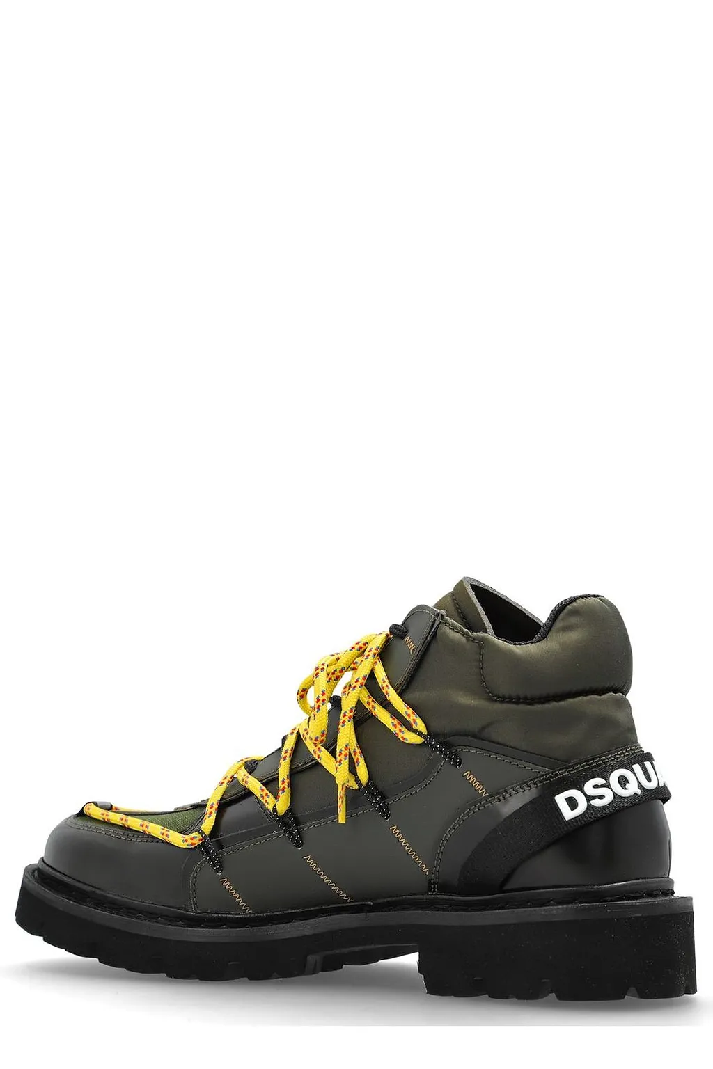 Dsquared2 Logo Lace-Up Ankle Boots