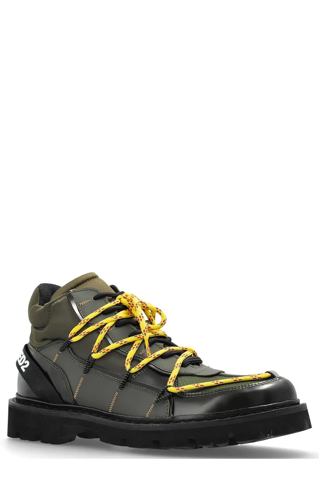 Dsquared2 Logo Lace-Up Ankle Boots