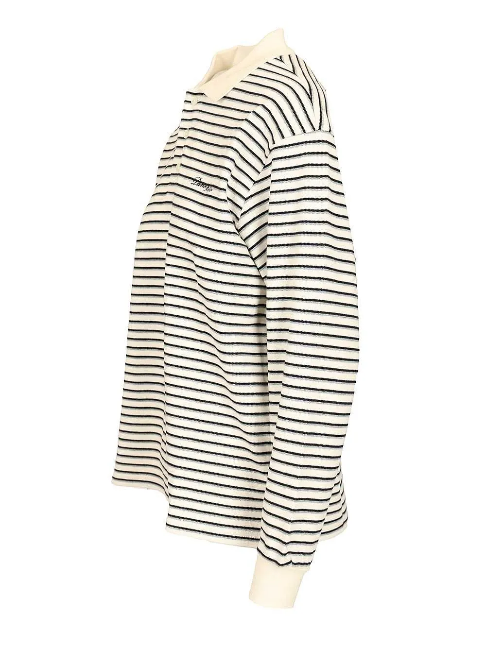 Dunst Striped Collared Top