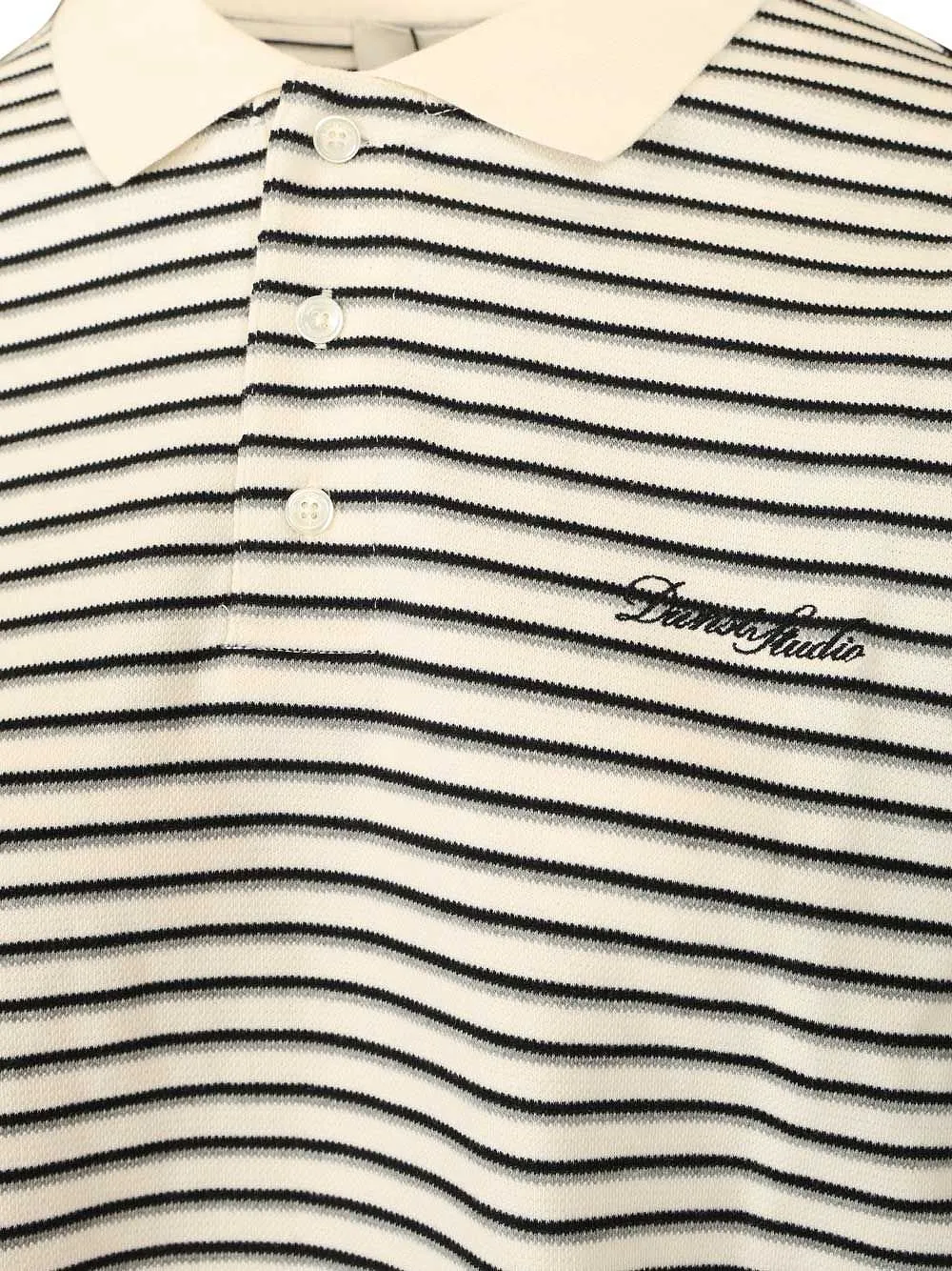 Dunst Striped Collared Top