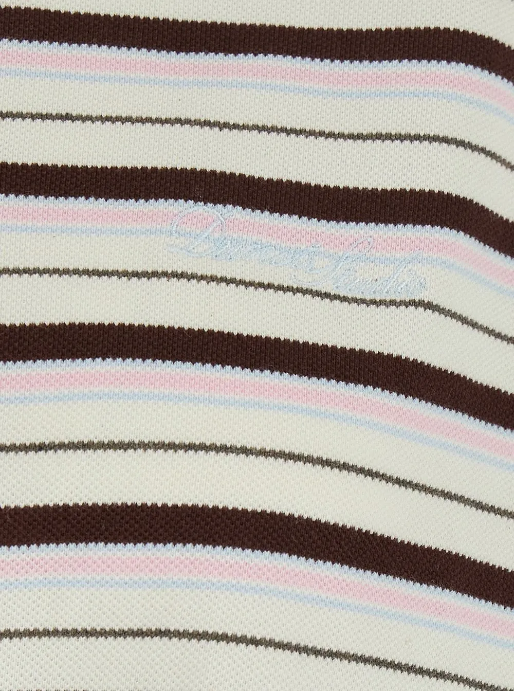 Dunst Striped Logo Polo Shirt