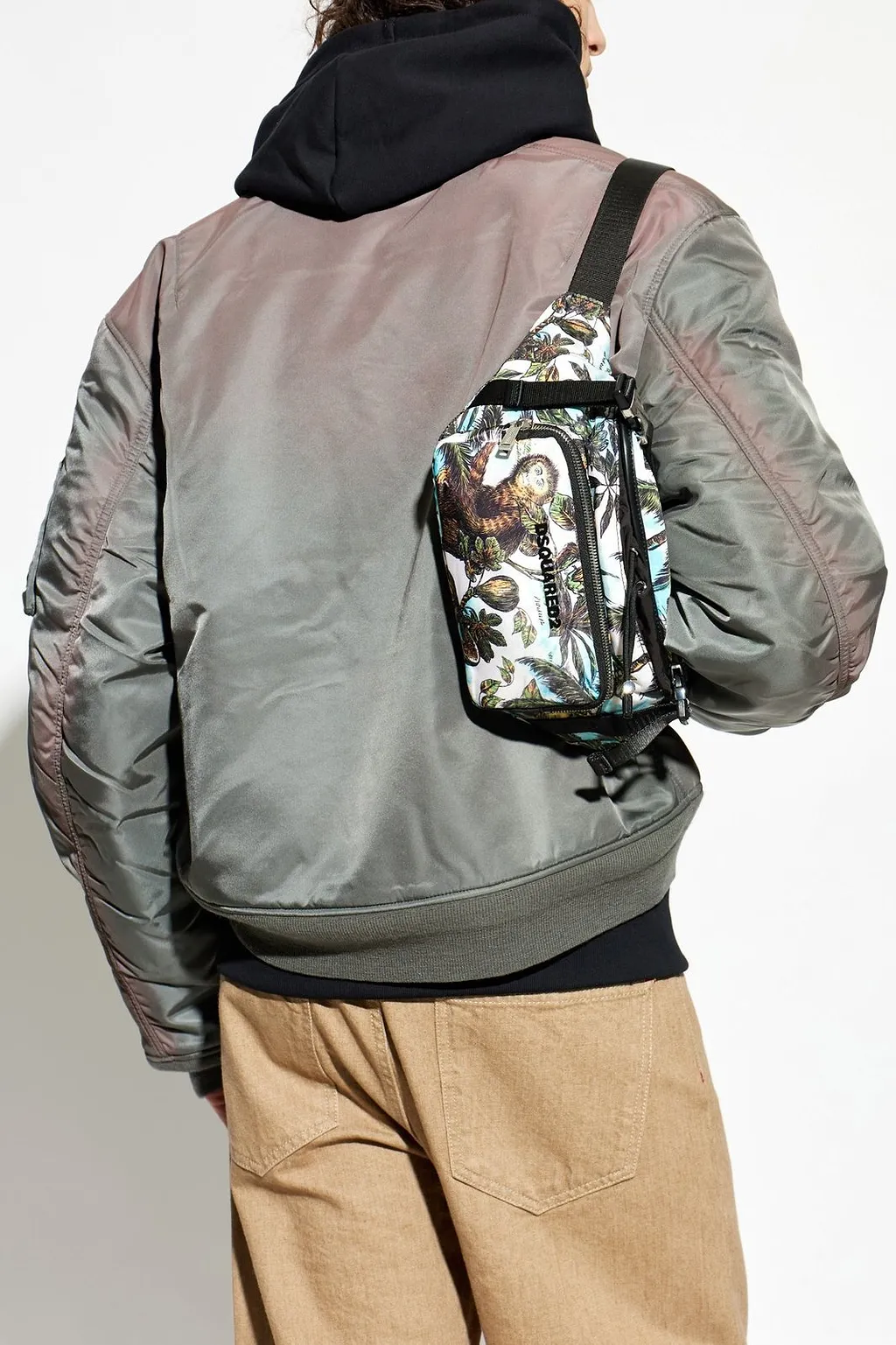 Dsquared2 Printed Zip Belt Bag
